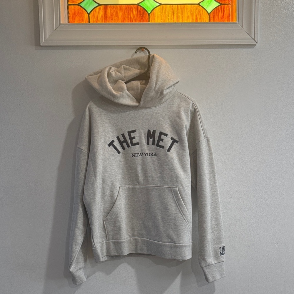 PacSun The Met Academy Hoodie Heather Grey size small